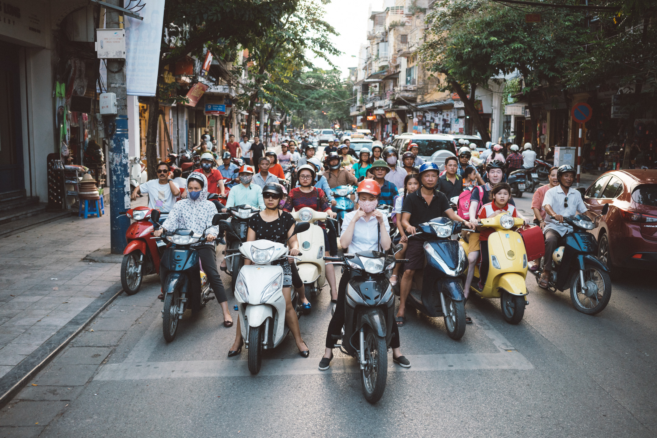 Scooters in Hanoi