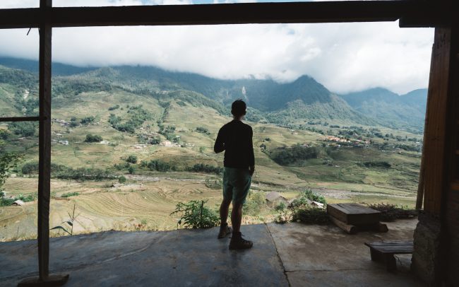 Selfportrait Sapa Valley