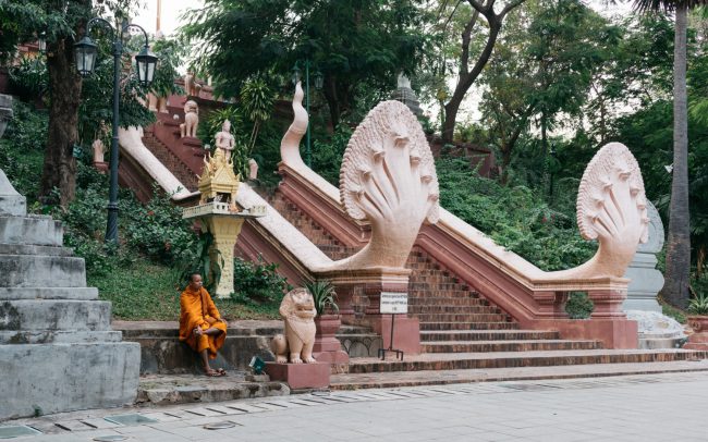 Phnom Penh pagoda monk