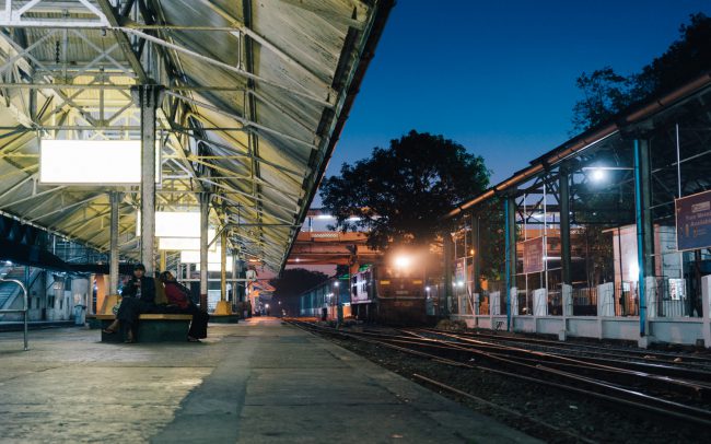 Yangon train station