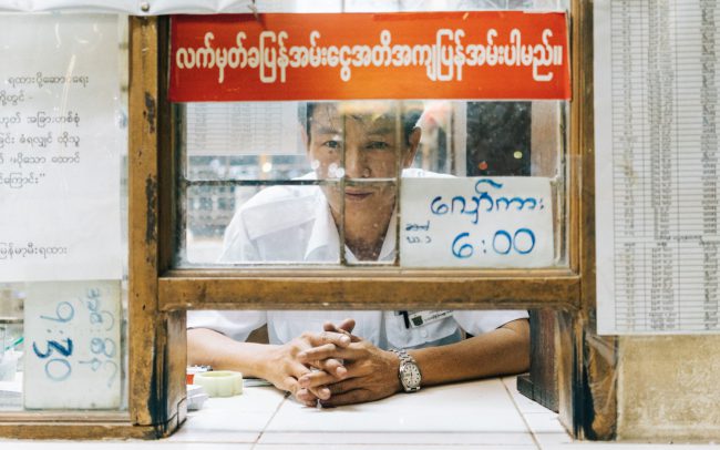 Yangon train office