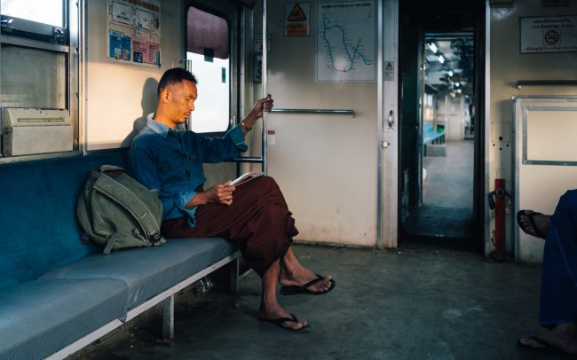 Yangon Train commuter