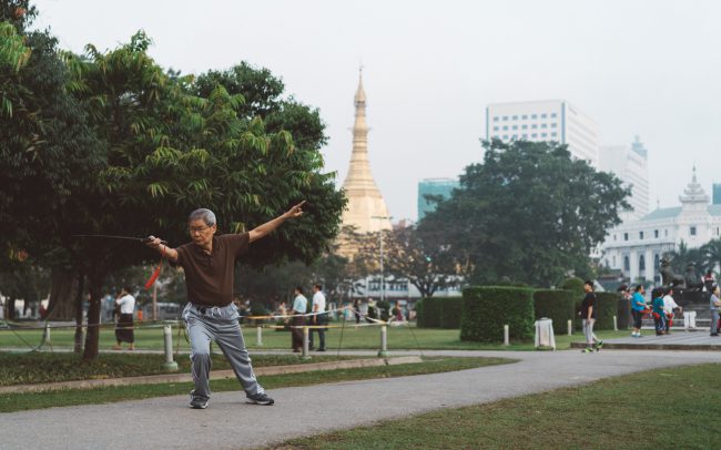 sword training in Yangon