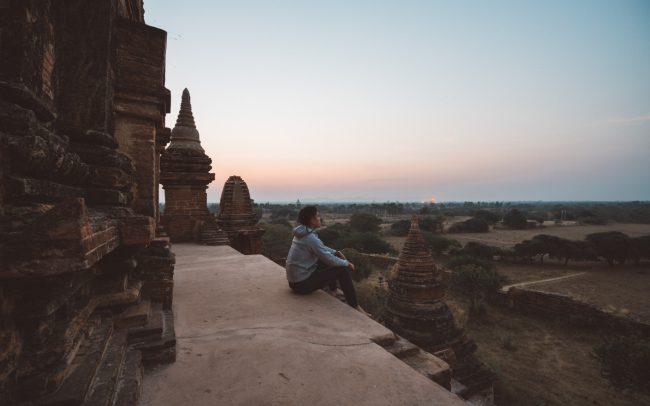 sunrise in Bagan
