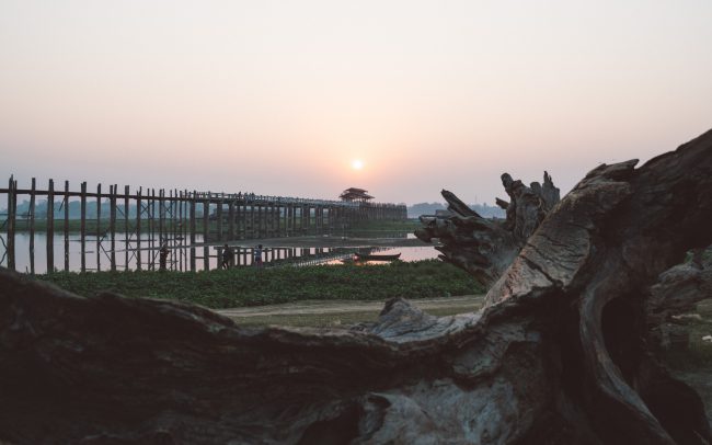 U bein bridge during sunrise [David Tan]