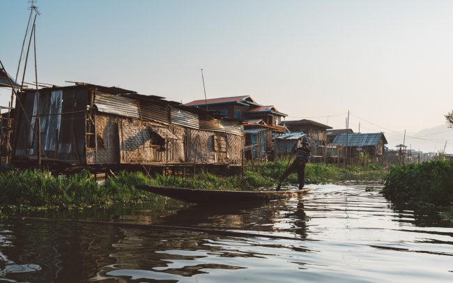 Village in Inle Lake Burma [David Tan]